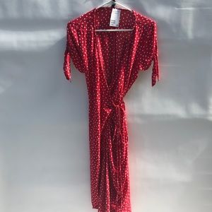 H&M Polka Dot Wrap Dress